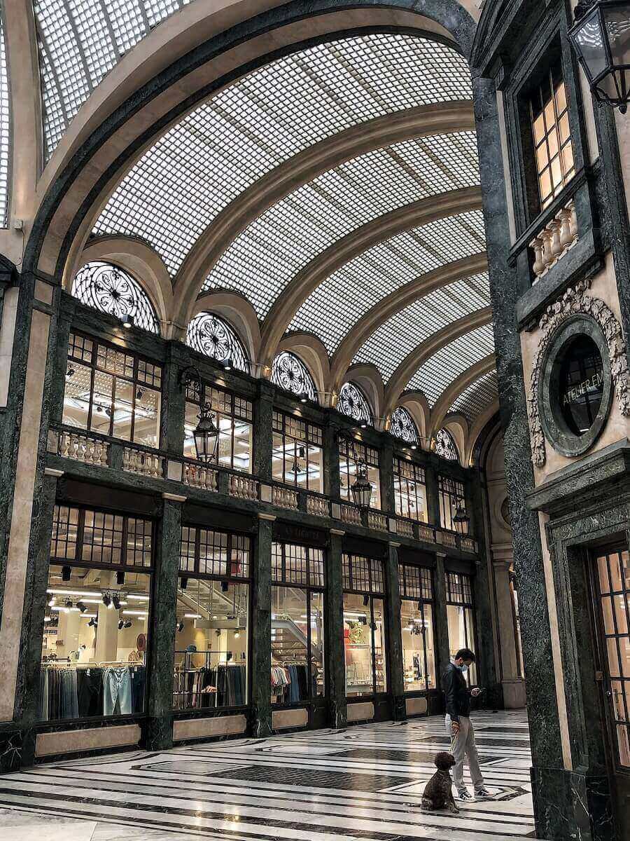 One of Turin's Covered Galleries.