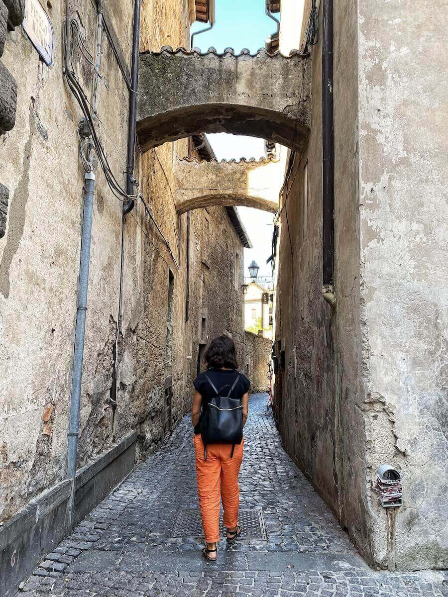 Somewhere in the historic center of Orvieto.