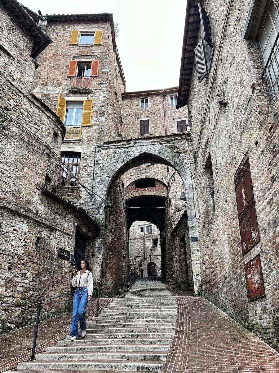 Historic center of Perugia.