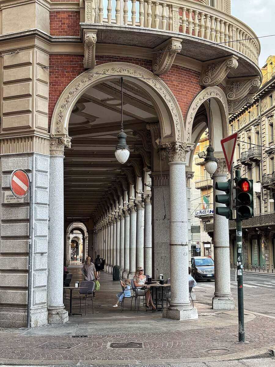 Local life in Turin.