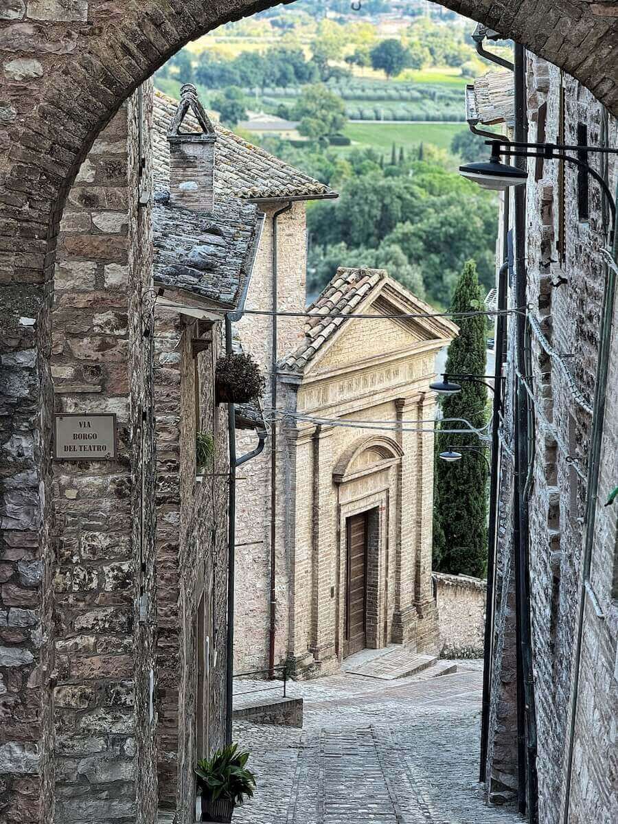 Beautiful corner of Spello.