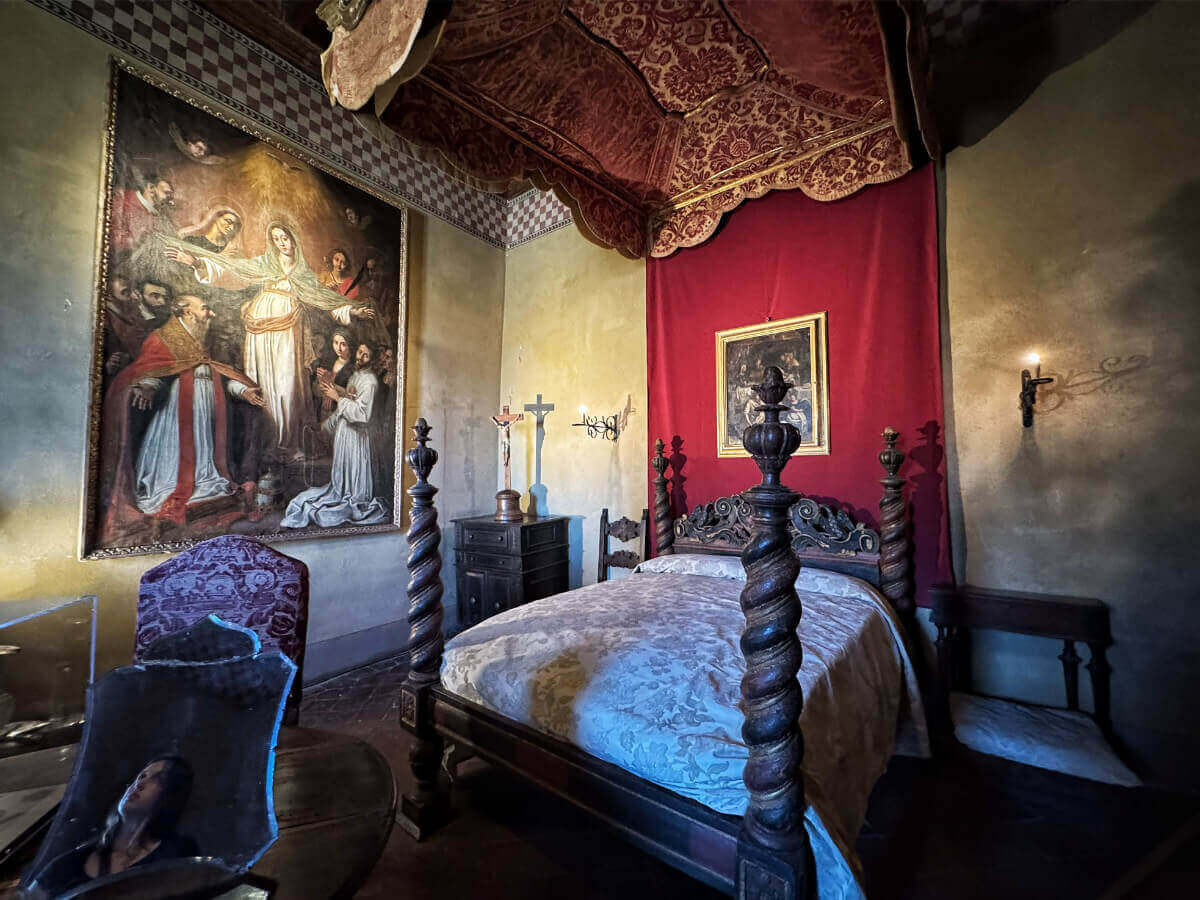 Interior of the Castle of Gradara.