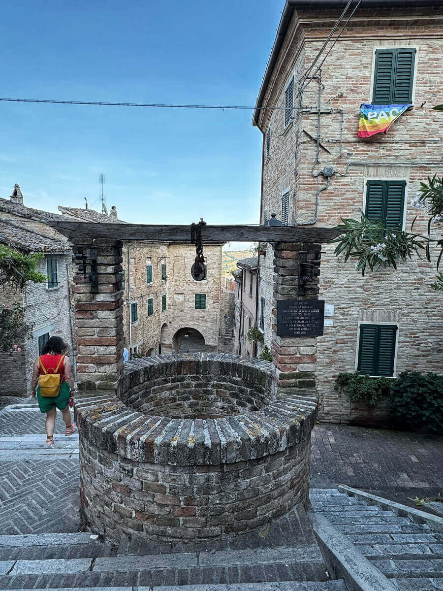 Famous well in Corinaldo.