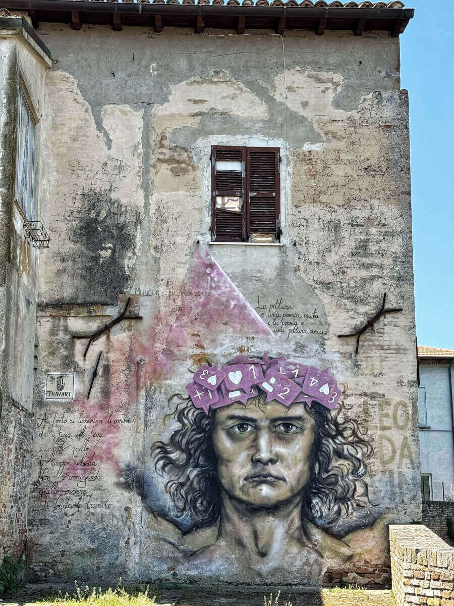Street art in Mondolfo.
