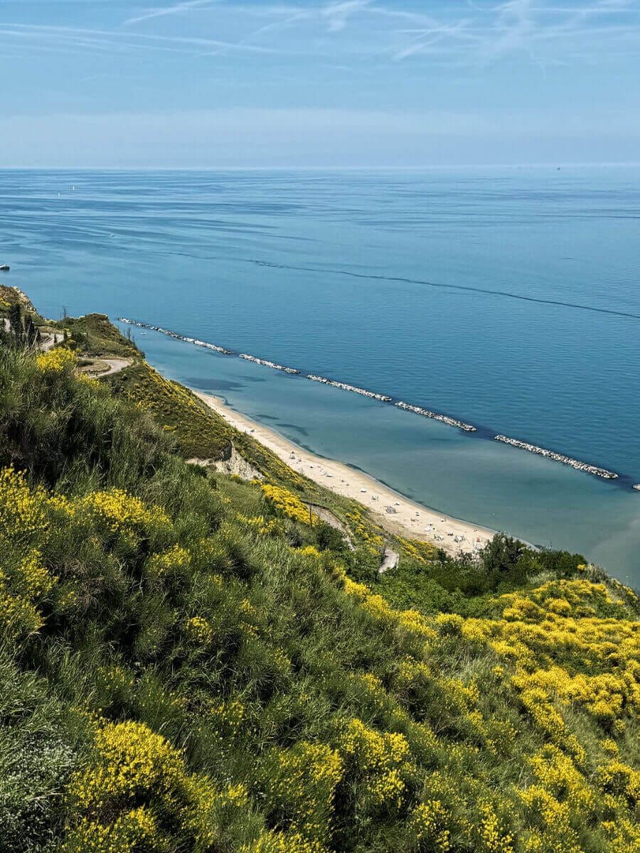 Beach at Parco Regionale San Bartolo.