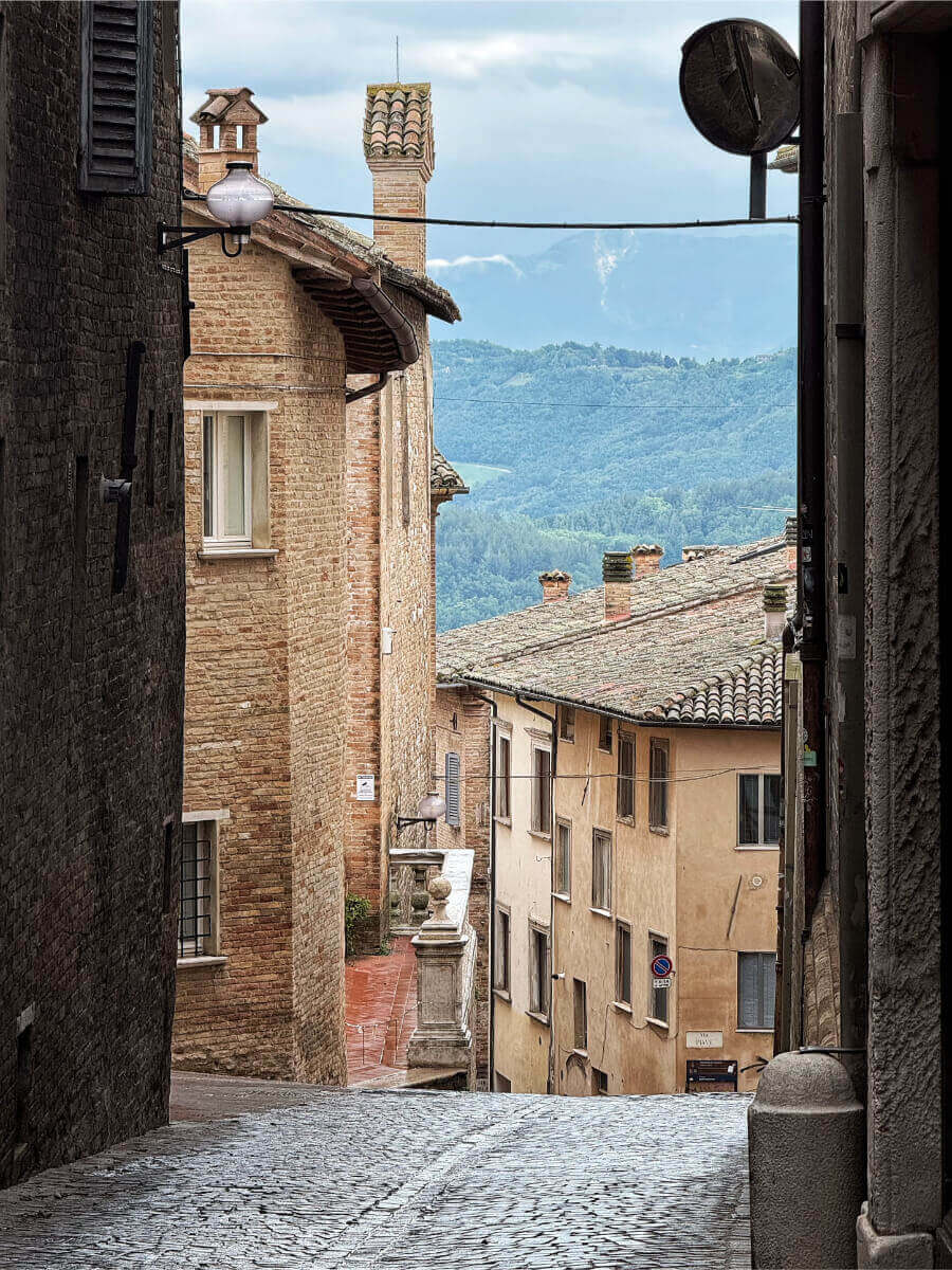 Historic center of Urbino.