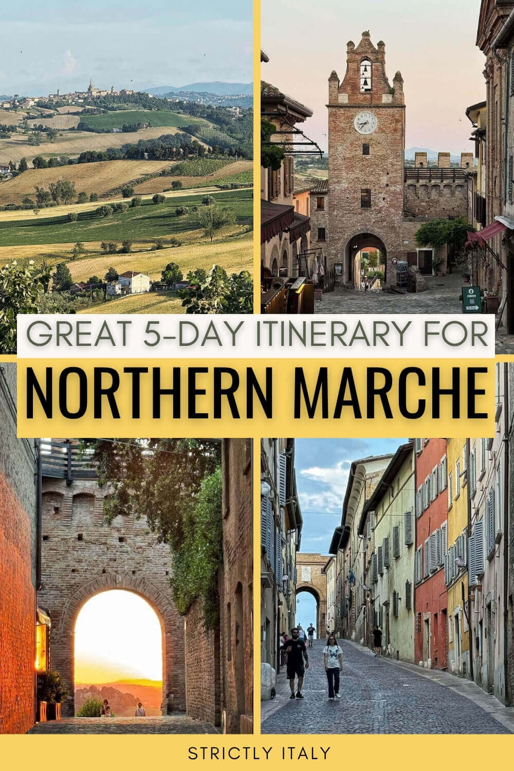 Here's a great itinerary for northern Marche - via @strictlyitaly