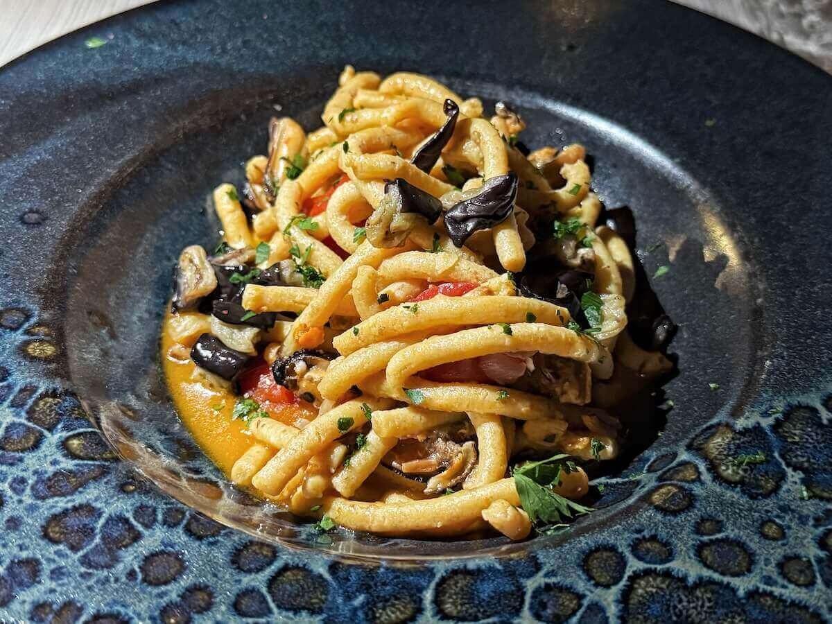 Delicious passatelli I had at Locanda Quinto Canto.