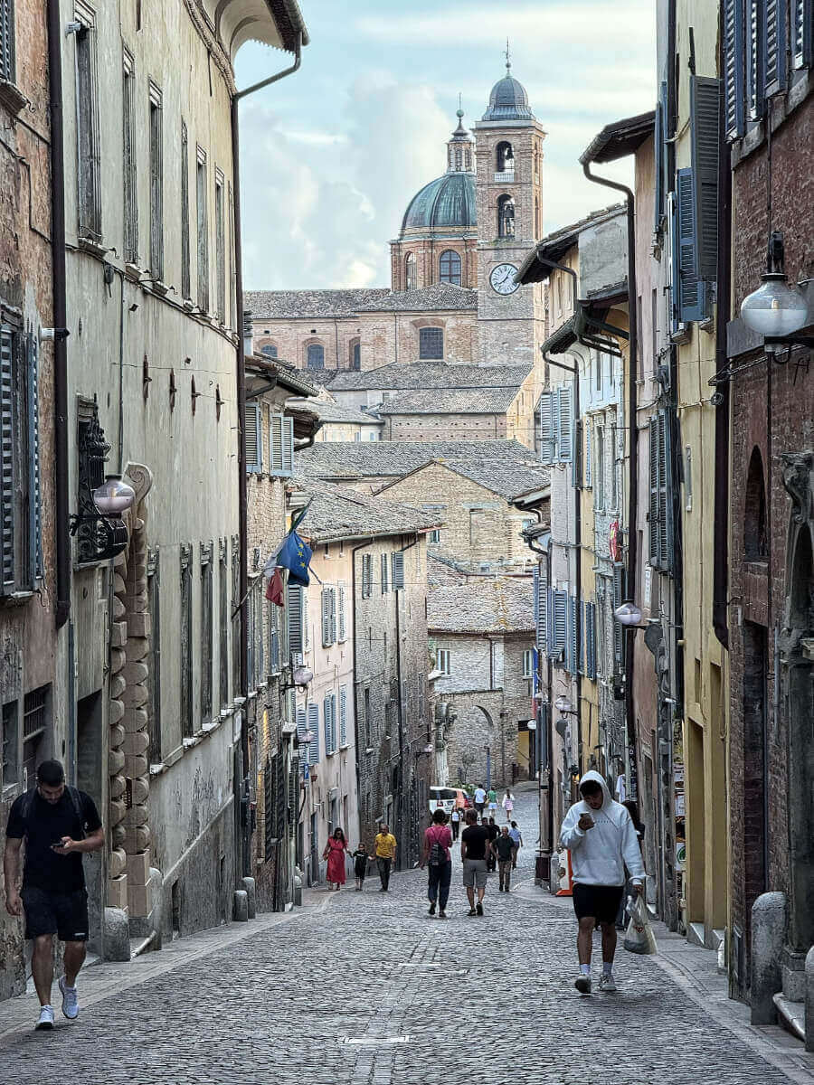 Historic center of Urbino.