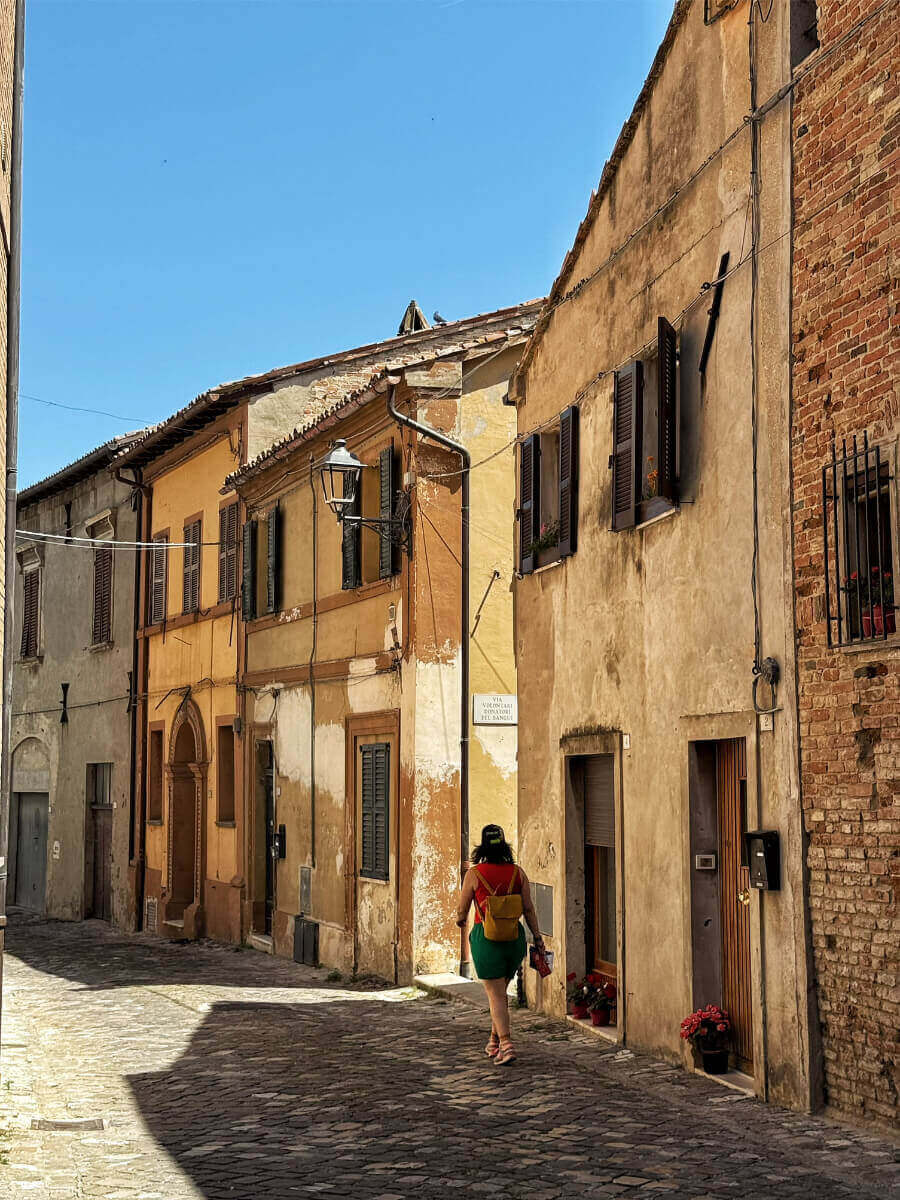 Historic center of Mondolfo.
